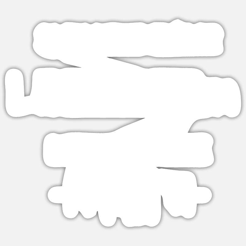La perfection c’est moi - Sticker taille S (10 x 10 cm) - blanc mat