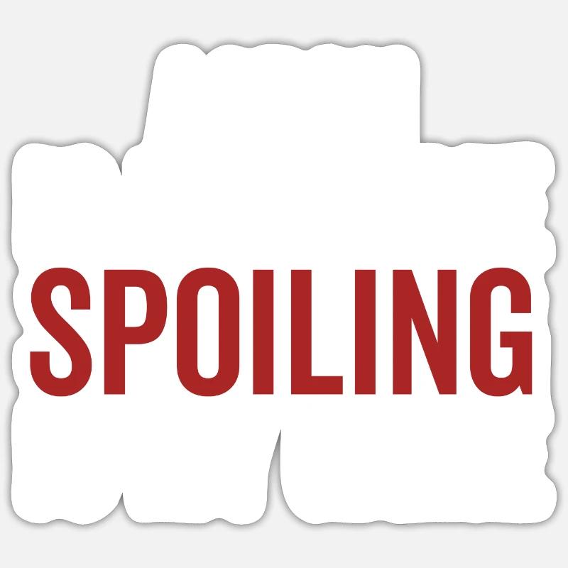 Aaron est mon nom Spoiler est mon jeu Sticker taille S (10 x 10 cm)