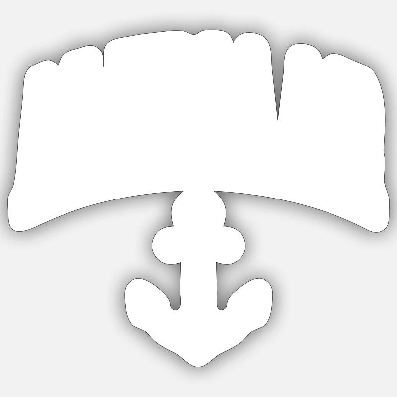 Alkmaar - Sticker size S (10 x 10 cm) - white matte