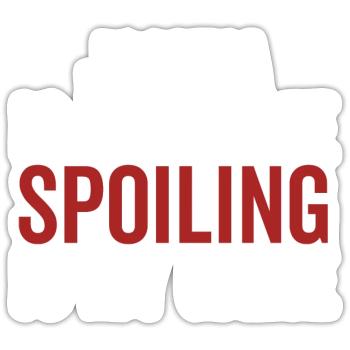 Joshua is My Name Spoiling is My Game - Sticker size S (10 x 10 cm) - white matte - Front