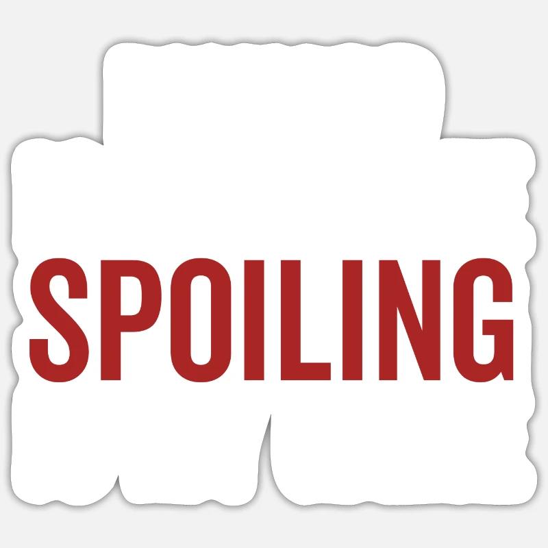 Richard est mon nom Spoiling est mon jeu - Sticker taille S (10 x 10 cm) - blanc mat