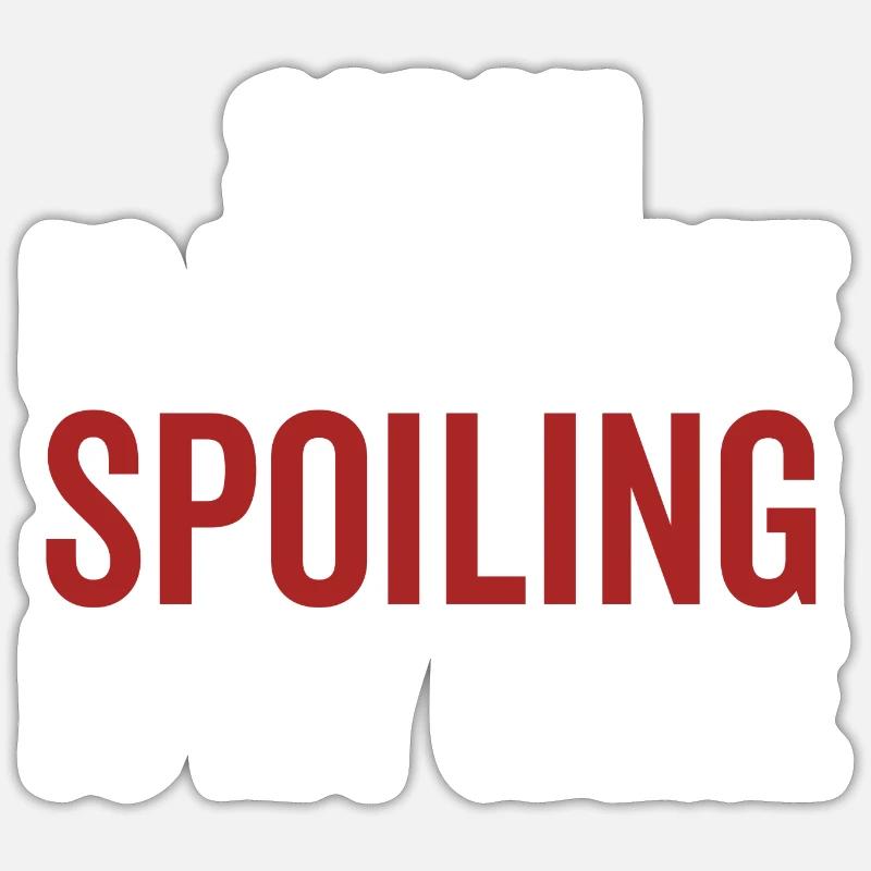 Sarah est mon nom Spoiling est mon jeu - Sticker taille S (10 x 10 cm) - blanc mat