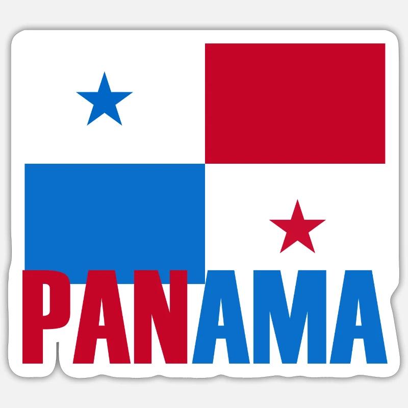 Panama - Sticker size S (10 x 10 cm) - white matte