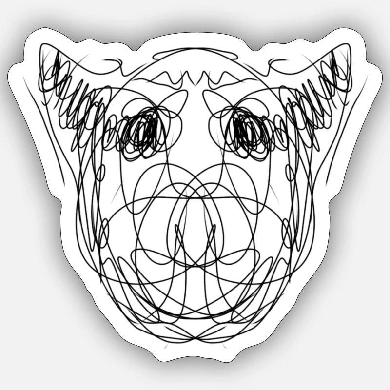 Sticker Größe S (10 x 10 cm) - 