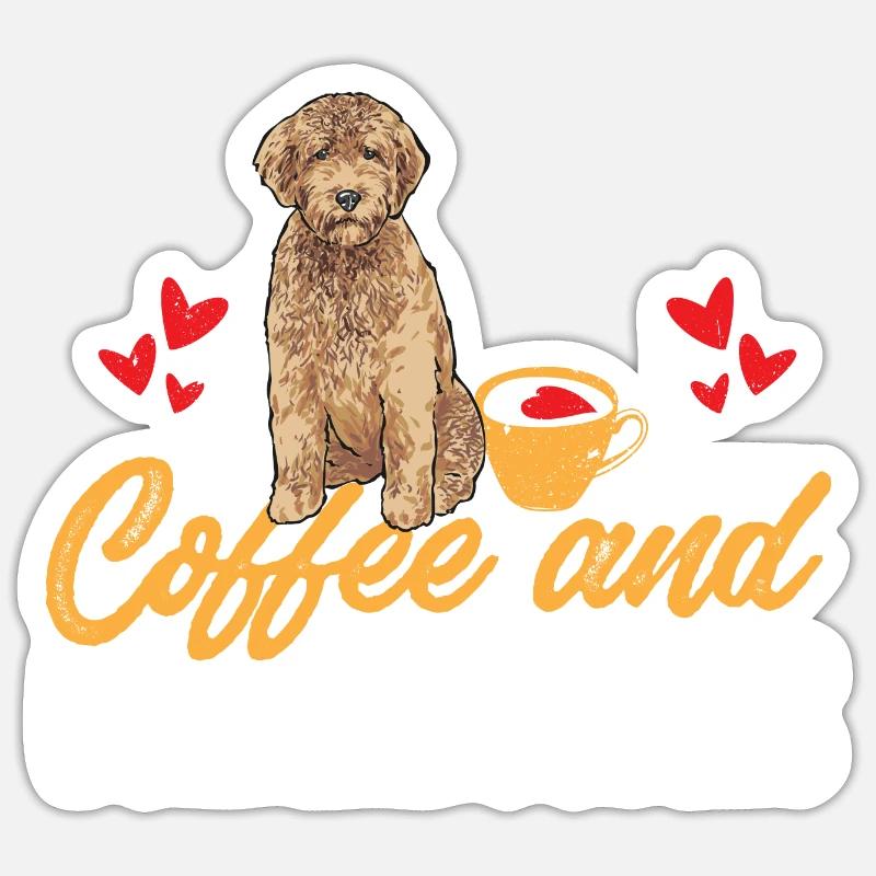 Goldendoodle Doodle Hund Sticker Größe S (10 x 10 cm)