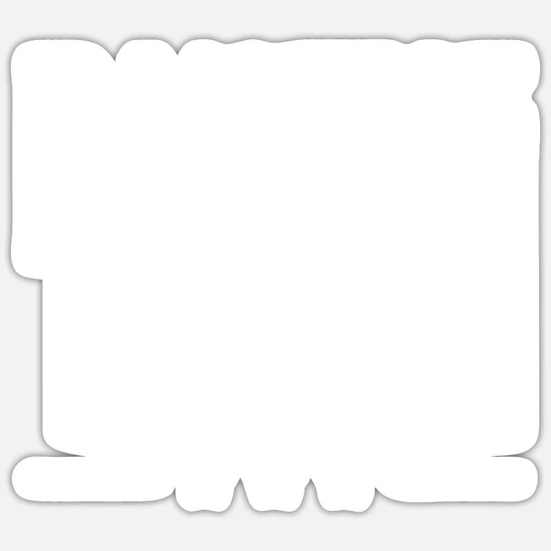 Équipe de danse - Sticker taille S (10 x 10 cm) - blanc mat