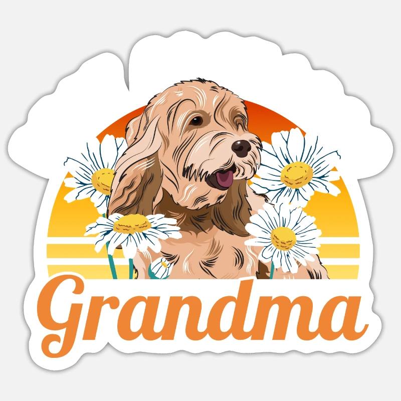 Cockapoo Dog Sticker size S (10 x 10 cm)