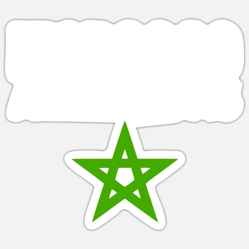 Morocco - Sticker size S (10 x 10 cm) - white matte