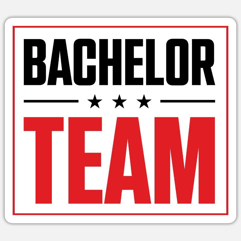 Bachelor Team Sticker size S (10 x 10 cm)