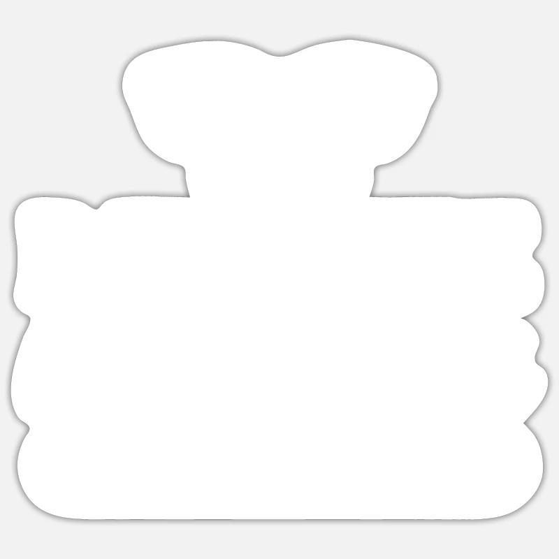 Dad Joke Loading - Sticker Größe S (10 x 10 cm) - Mattweiß