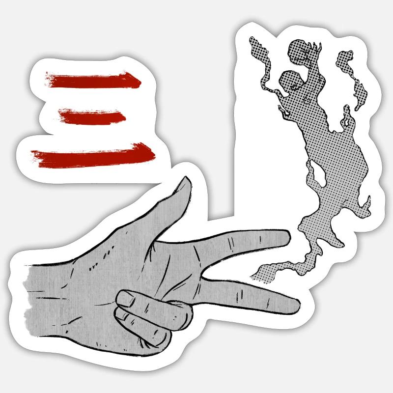 Sticker taille S (10 x 10 cm) - 
