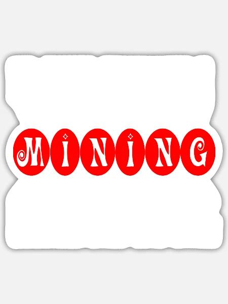 Bitcoin Trading Crypto Aktien - Sticker Größe S (10 x 10 cm) - Mattweiß