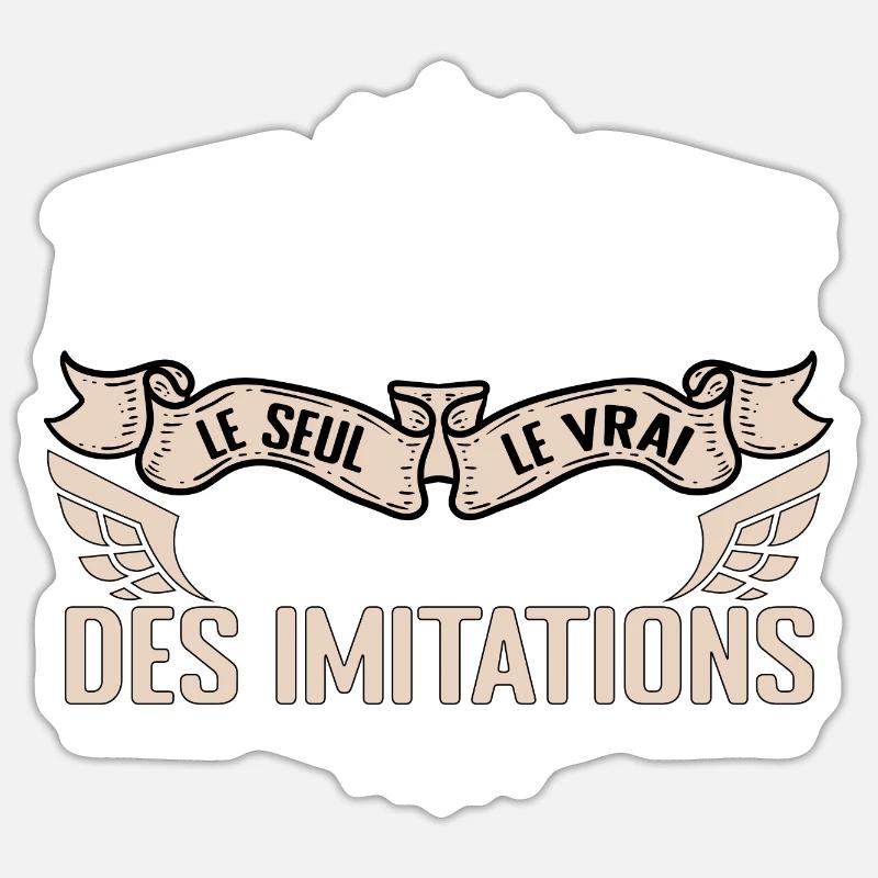 Aide Soignant le seul Aide Soignant le vrai Aide S - Sticker taille S (10 x 10 cm) - blanc mat