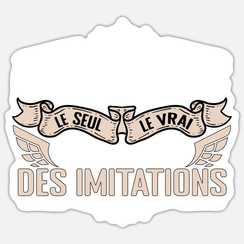 Concierge le seul Concierge le vrai Concierge - Sticker taille S (10 x 10 cm) - blanc mat