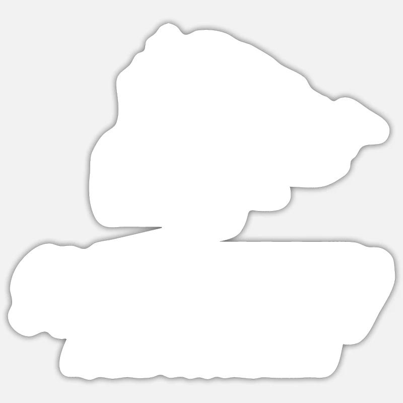 Gorille - Singe Sticker taille S (10 x 10 cm)