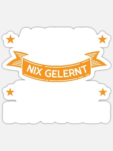 Abitur Abschluss Schulabschluss Geschenk - Sticker Größe S (10 x 10 cm) - Mattweiß