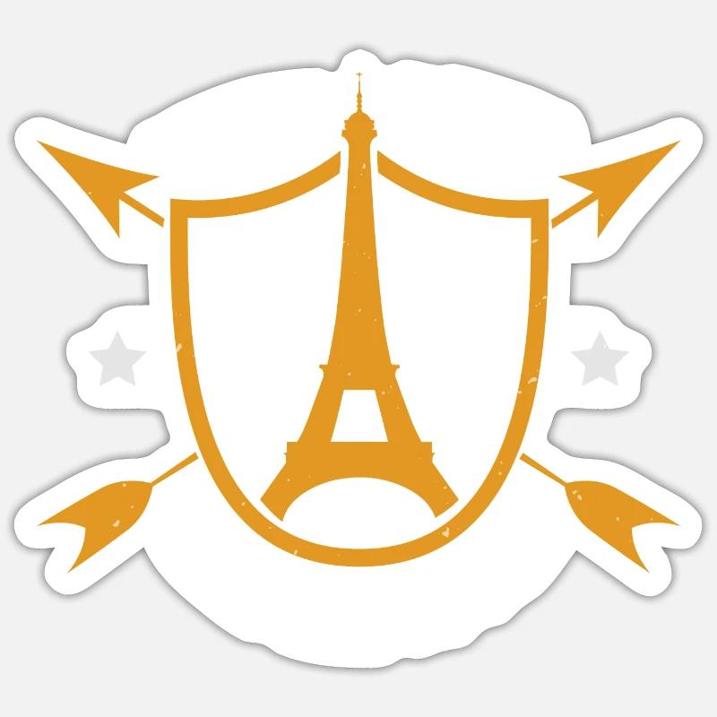 WHEN PARIS HAS TO FEE PARIS HAS TO PEE Sticker size S (10 x 10 cm)