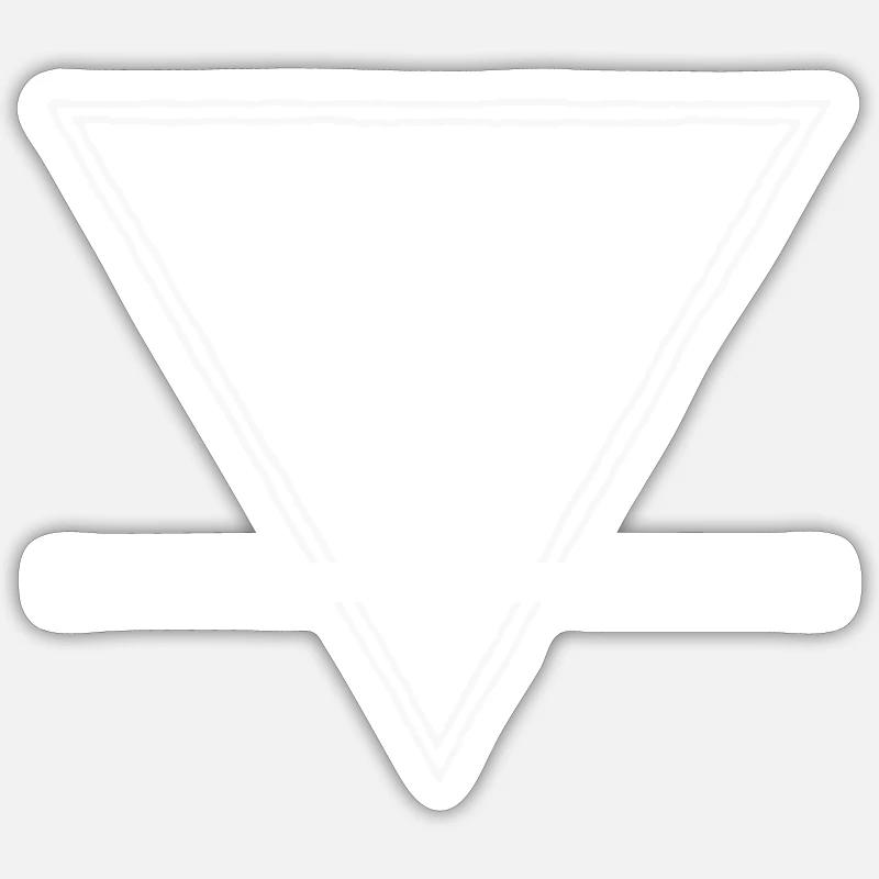Erde - Sticker Größe S (10 x 10 cm) - Mattweiß