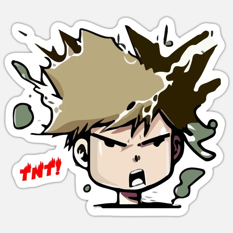 TNT - Sticker size S (10 x 10 cm) - white matte