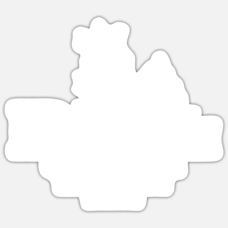 Dubai - Kamel - Karawane - Dromedar Sticker Größe S (10 x 10 cm)