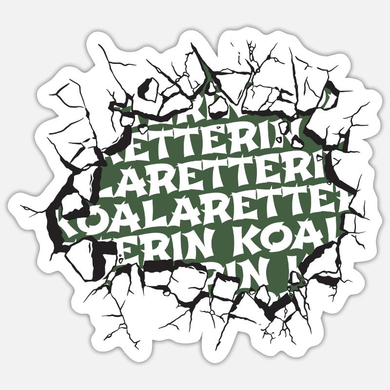 down under die besten australier grausamkeit Sticker Größe S (10 x 10 cm)