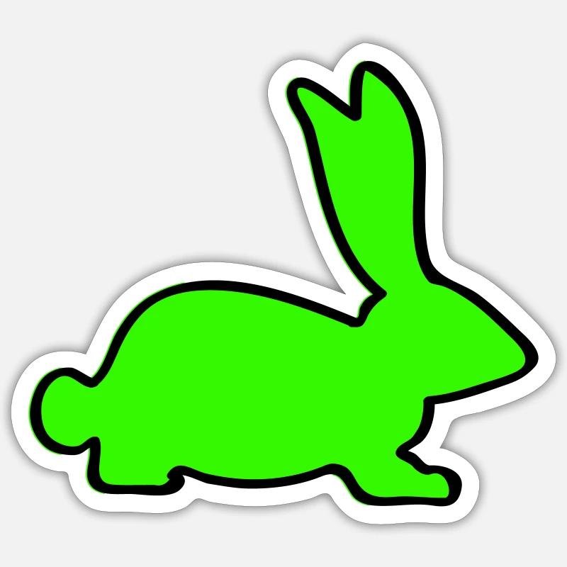 Rabbit Sticker size S (10 x 10 cm)