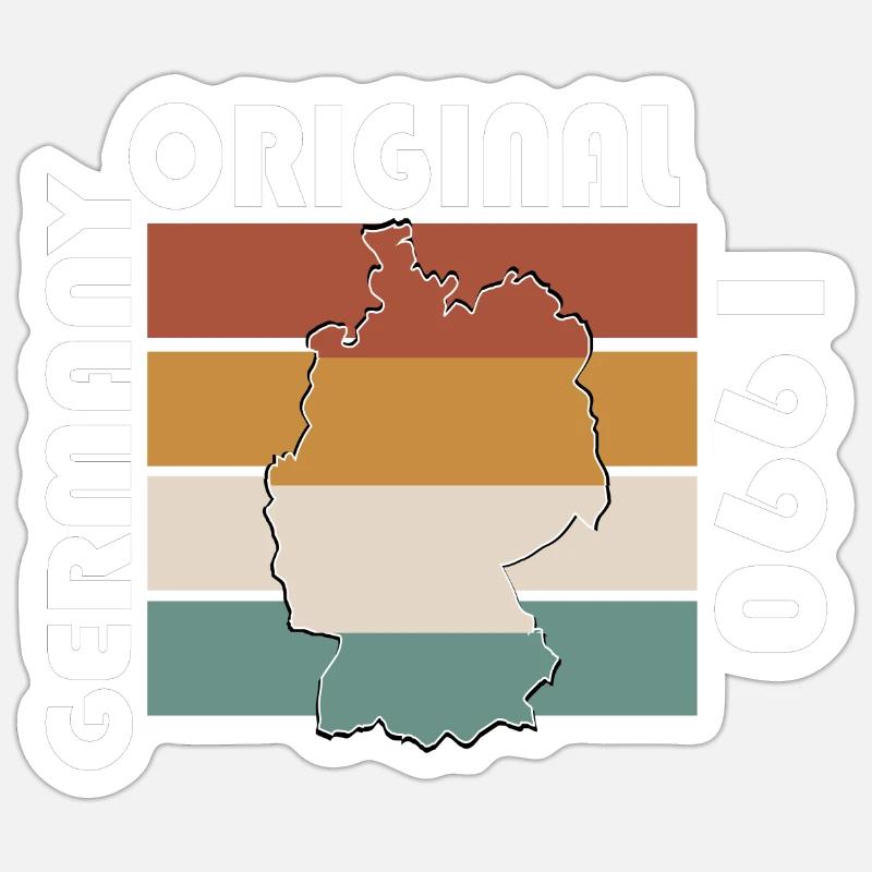 Germany Original Sticker taille S (10 x 10 cm)