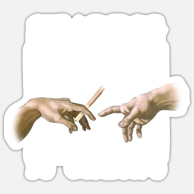 Sharing is Caring - Sticker size S (10 x 10 cm) - white matte
