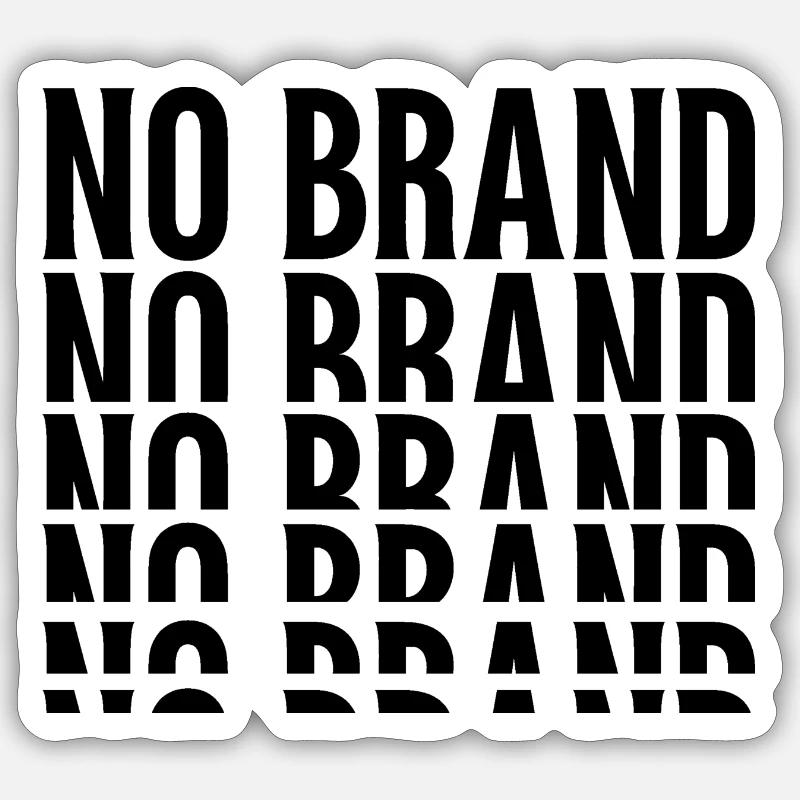 pas de marque - Sticker taille S (10 x 10 cm) - blanc mat
