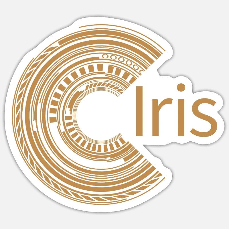 Pour Iris Sticker taille S (10 x 10 cm)