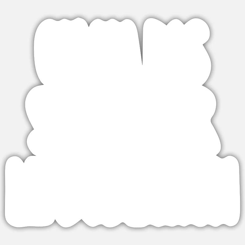 on va pas se monter le bobéchon Sticker taille S (10 x 10 cm)