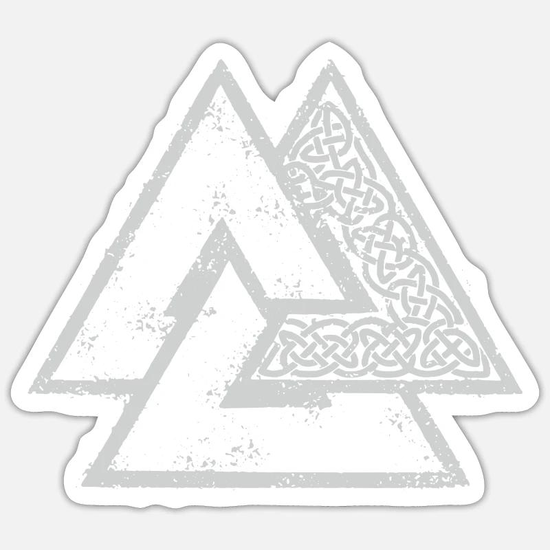 Wikinger-Symbole Sticker Größe S (10 x 10 cm)