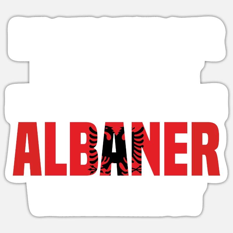 Du machst mir Keine Angst ich bin mit einem Albane Sticker Größe S (10 x 10 cm)