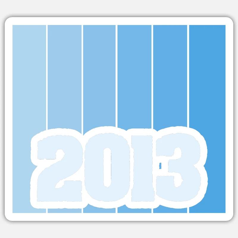 2013 2013 Sticker taille S (10 x 10 cm)