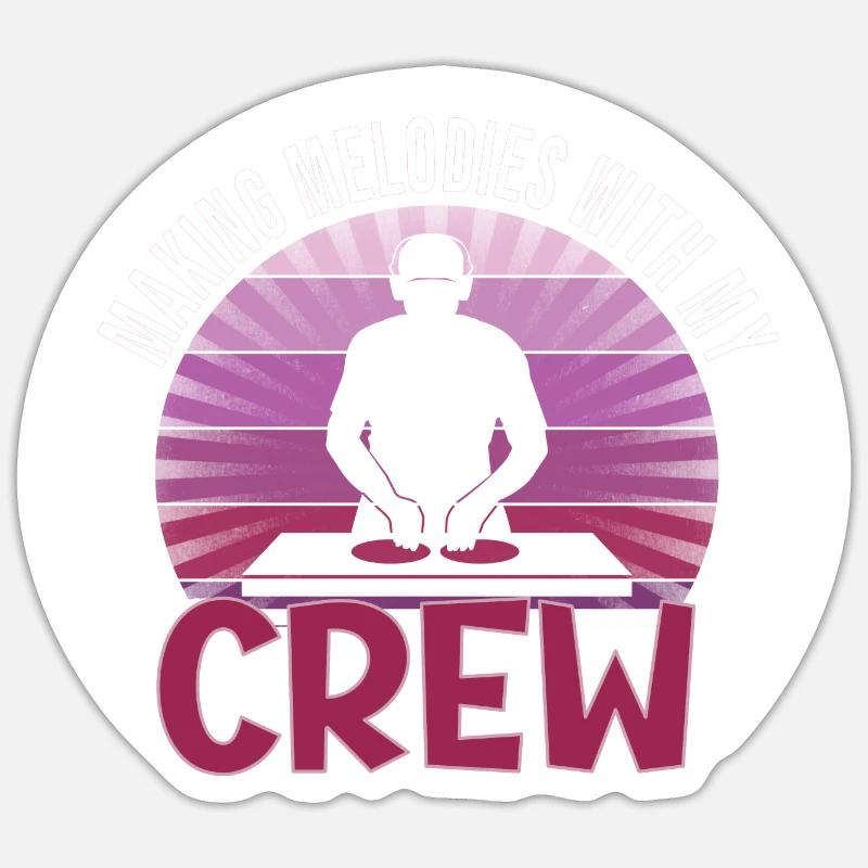 Fête Sticker taille S (10 x 10 cm)