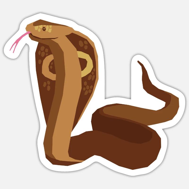 Wildtiere - Sticker Größe S (10 x 10 cm) - Mattweiß