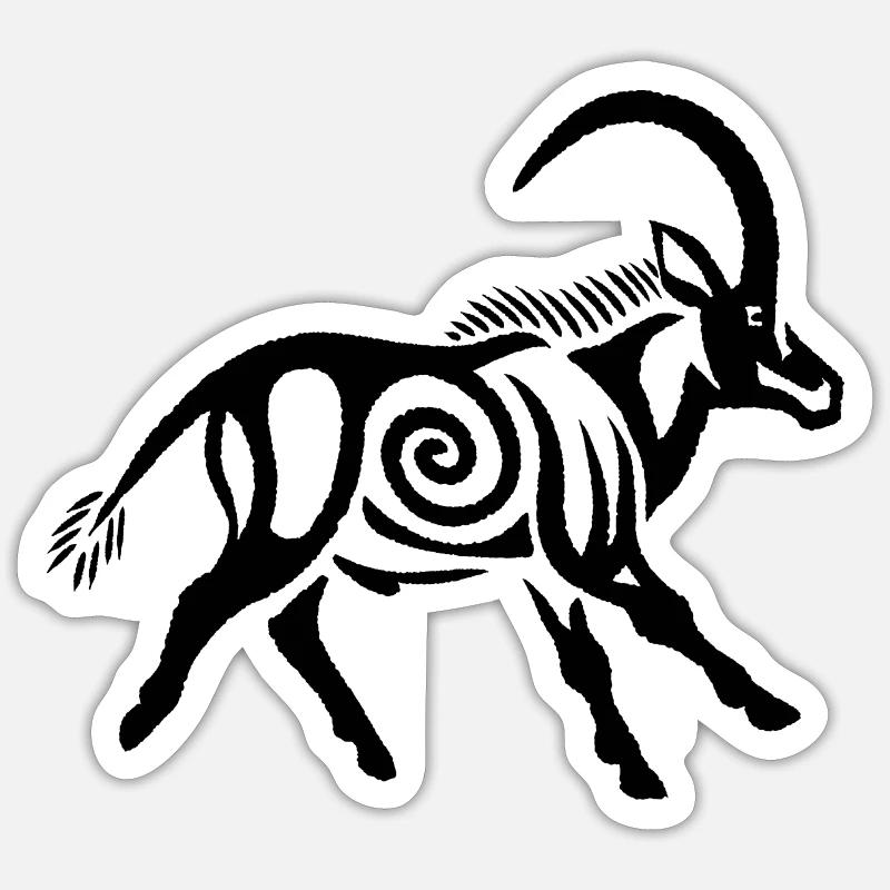 Sable Sticker size S (10 x 10 cm)