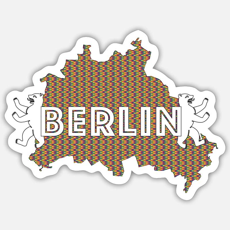 Berlin Pride Sticker size S (10 x 10 cm)