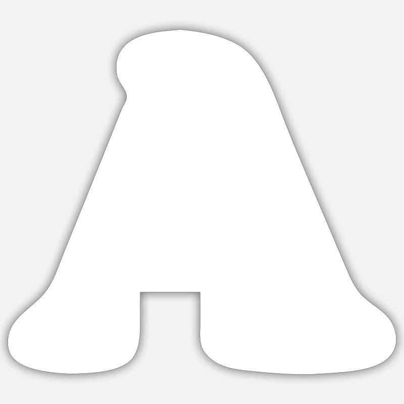 Letter a Sticker size S (10 x 10 cm)