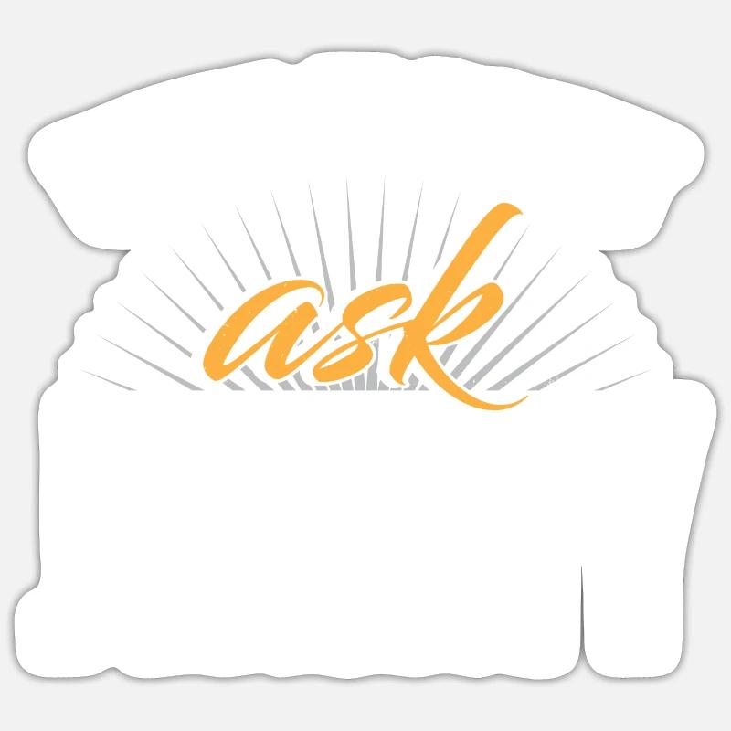 When In Doubt Ask Jimmy Sticker size S (10 x 10 cm)