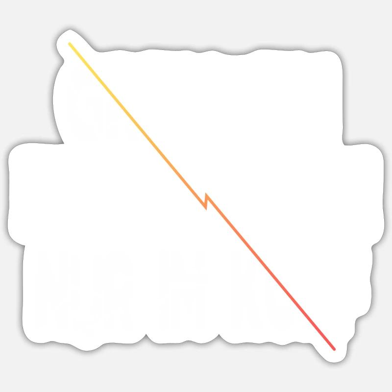 geschenkidee männchen humor geburtstag board Sticker Größe S (10 x 10 cm)