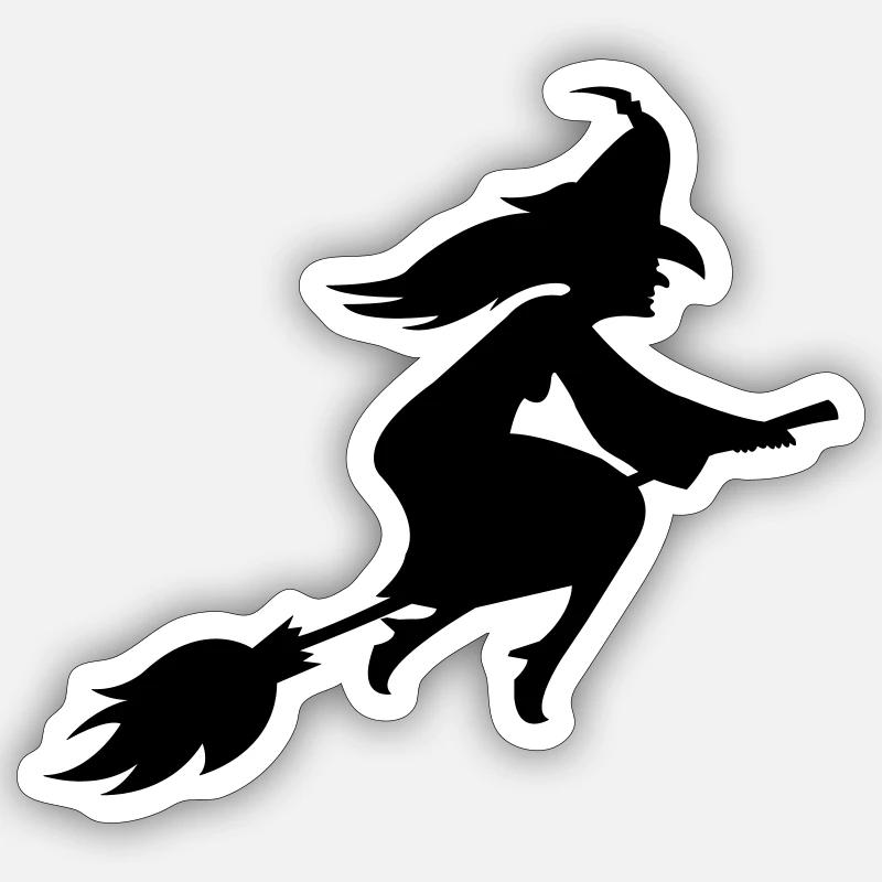 witch Sticker size S (10 x 10 cm)