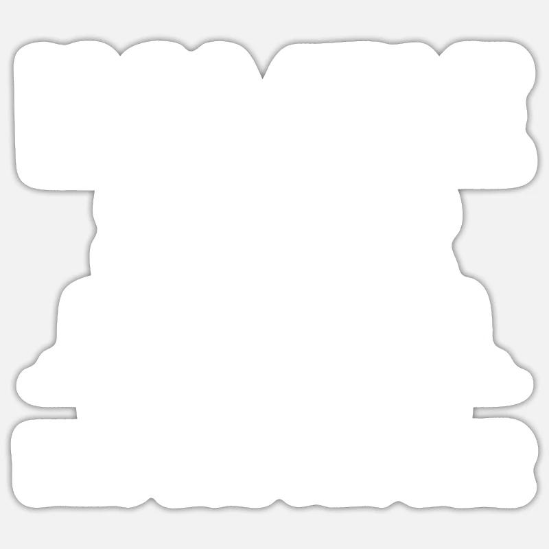 Kamel - Sticker Größe S (10 x 10 cm) - Mattweiß