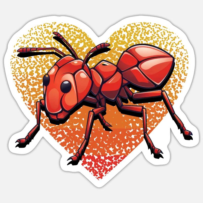 ant Sticker size S (10 x 10 cm)