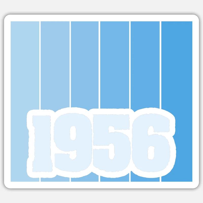 1956 - Sticker Größe S (10 x 10 cm) - Mattweiß