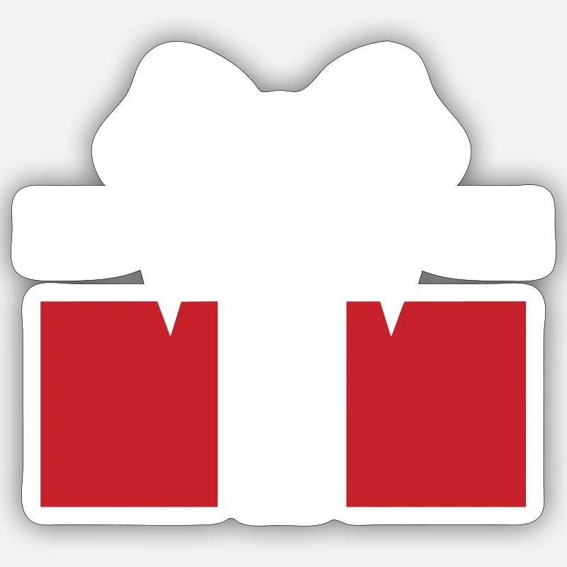 Christmas Gifting Magic - Sticker size S (10 x 10 cm) - white matte