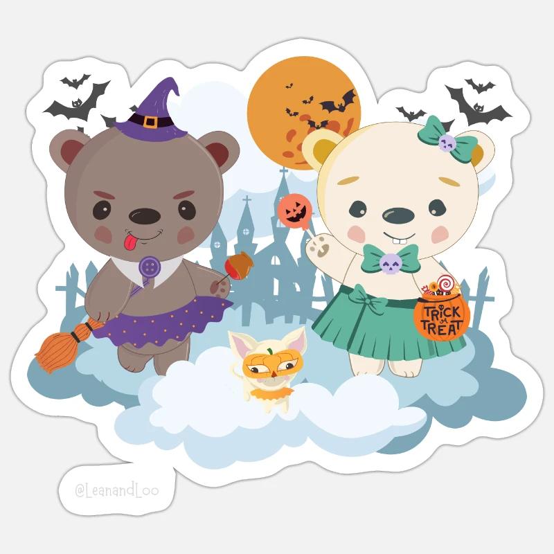 Saison effrayante Lean & Loo Sticker taille S (10 x 10 cm)