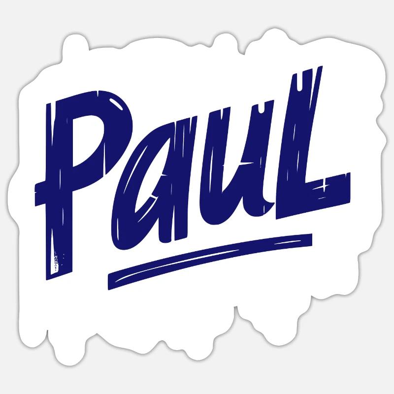 Nom de Paul Graffiti Sticker taille S (10 x 10 cm)