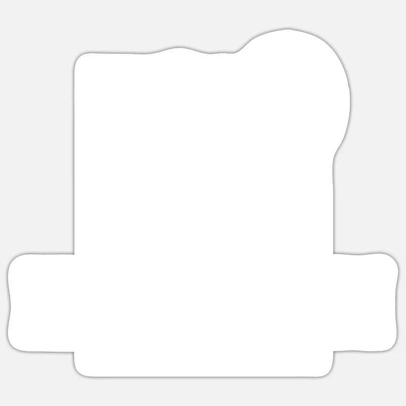Mme Emiljan - Sticker taille S (10 x 10 cm) - blanc mat