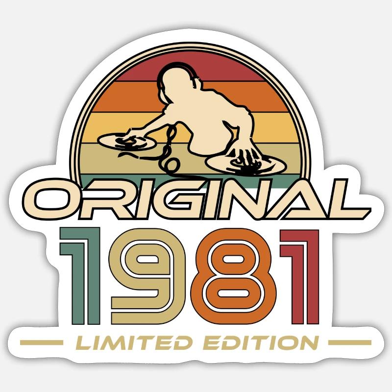 1981 Sticker size S (10 x 10 cm)